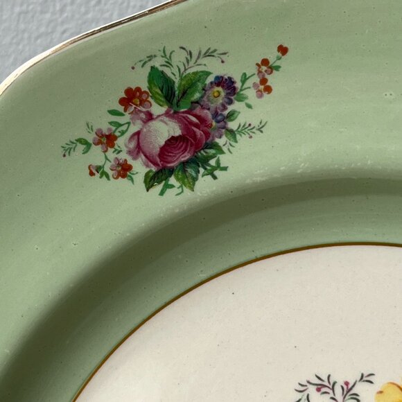 Johnson Brothers Pareek Dinner Plate Flowers Light Green 10,5" - Picture 3 of 13